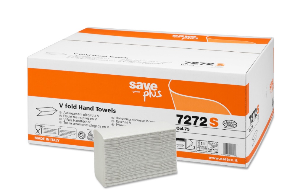 Celtex Save Plus V Fold Towel ręcznik w składce ZZ 7272S