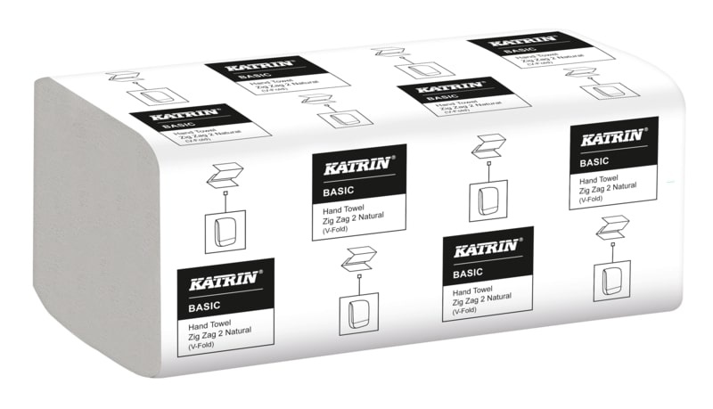 Katrin Basic Hand Towel Zig Zag 2 Handy Pack  35564
