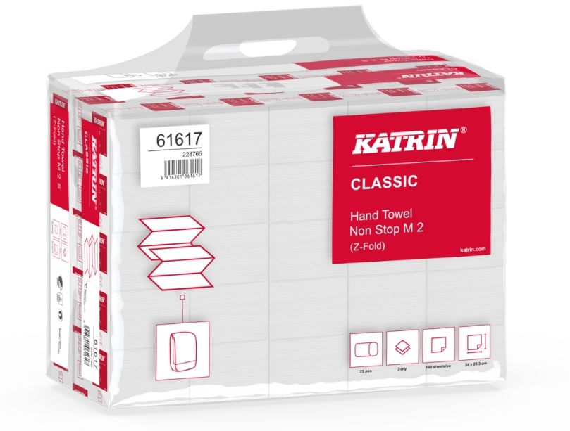 Katrin Classic Hand Towel Non Stop M2 Handy Pack 61617