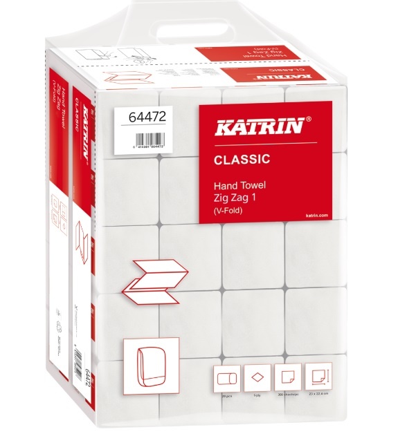 Katrin Classic ręcznik składany ZZ 1-warstwowy 64472