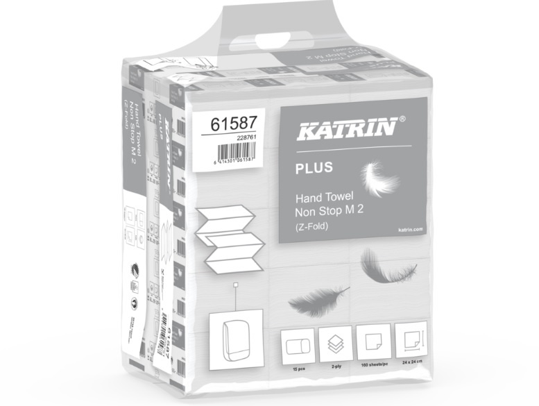 Katrin Plus Hand Towel Non Stop M2 wide Handy Pack 61587