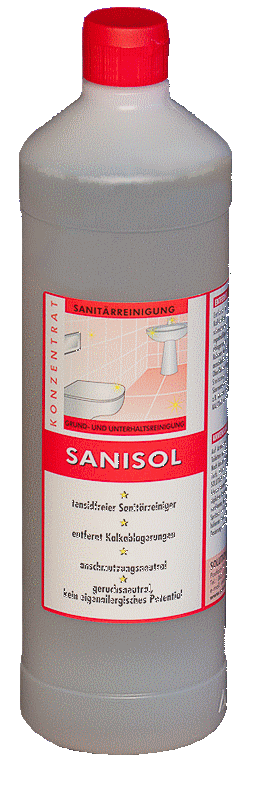 "Sanisol" Środek do czyszczenia urządzeń sanitarnych 1L
